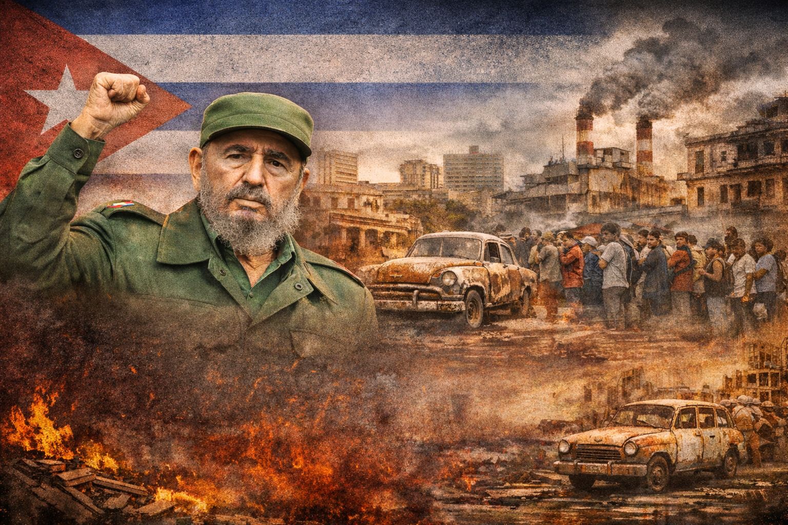 क्यूबा 2026 समानता के नाम पर शुरू हुआ प्रयोग, आर्थिक पतन पर खत्म